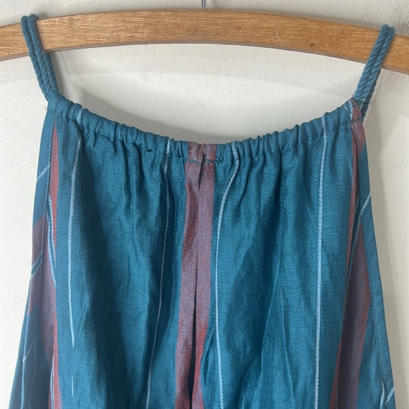 NWT ANN TAYLOR Teal Red Plaid Halter Dress Size 10 - Picture 8 of 16